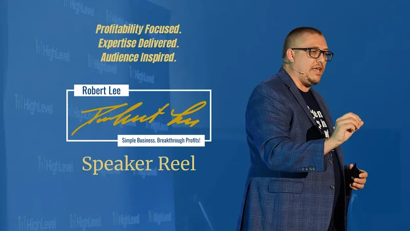 Robert Lee speaking reel